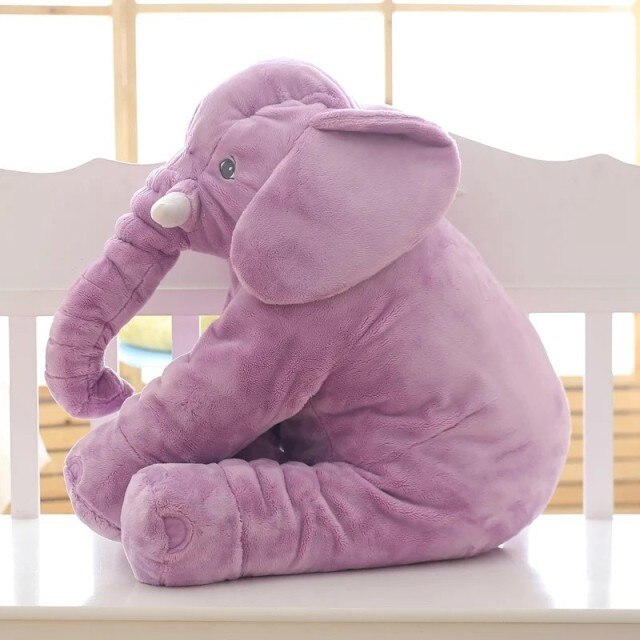 Soft Elephant Cuddle Pillow | Soft, Lightweight & Ideal for Babies and Kids' Naptime and Playtime
