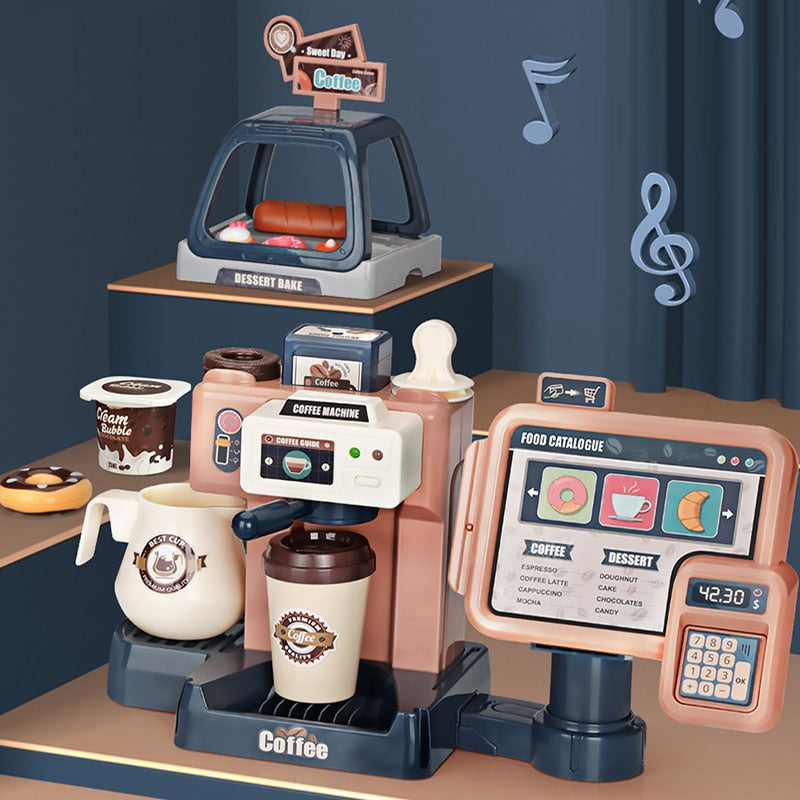 Children’s Coffee Machine & Bakery Station Toy Set - Perfect Gift for Little Chefs!
