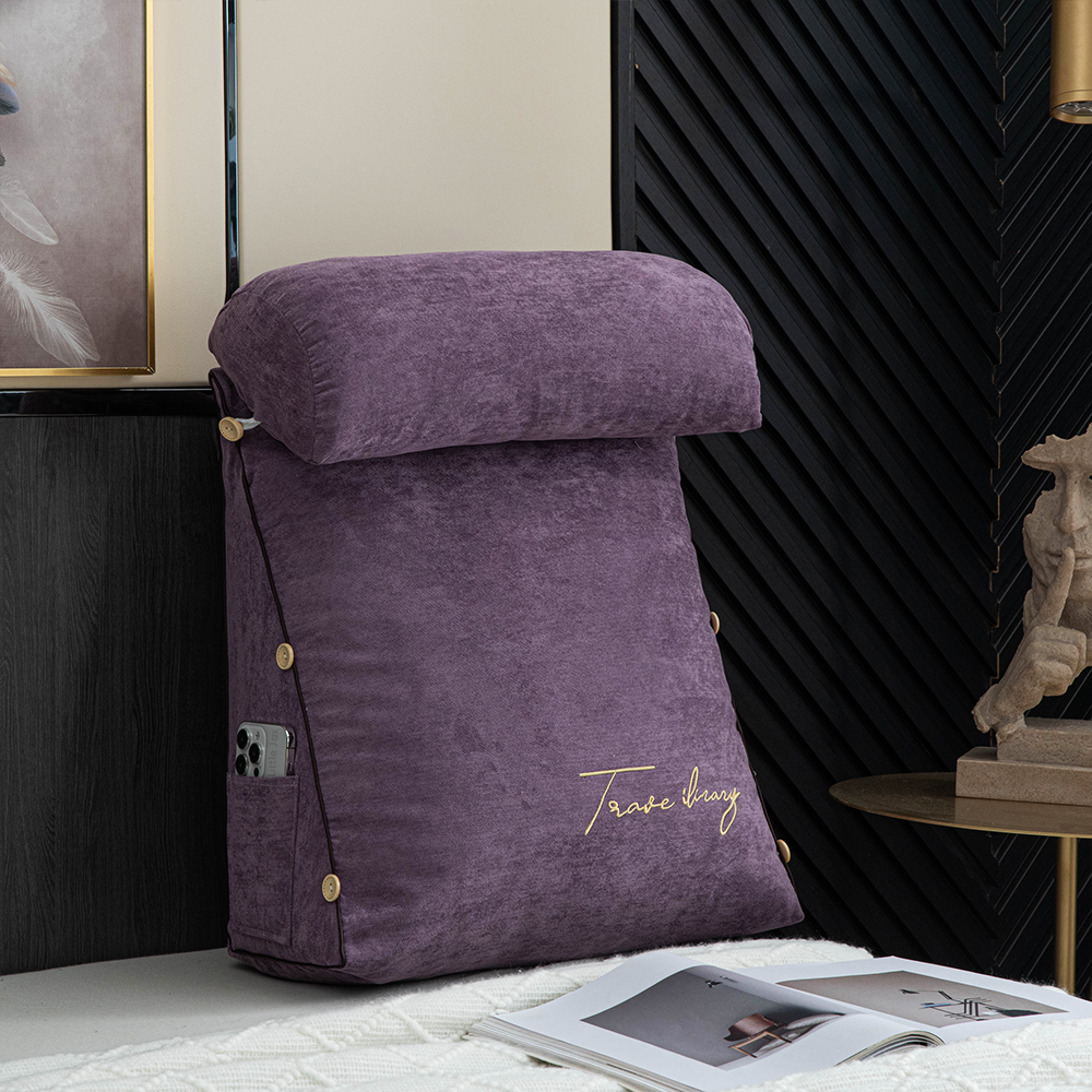 Luxury Backrest Reading Pillow | Wedge Pillow | Comfortable Support for Reading and Relaxation