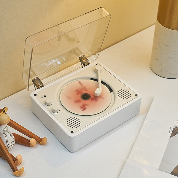 Portable Retro CD Player | Bluetooth Connectivity & Built-In Speakers for Music Lovers