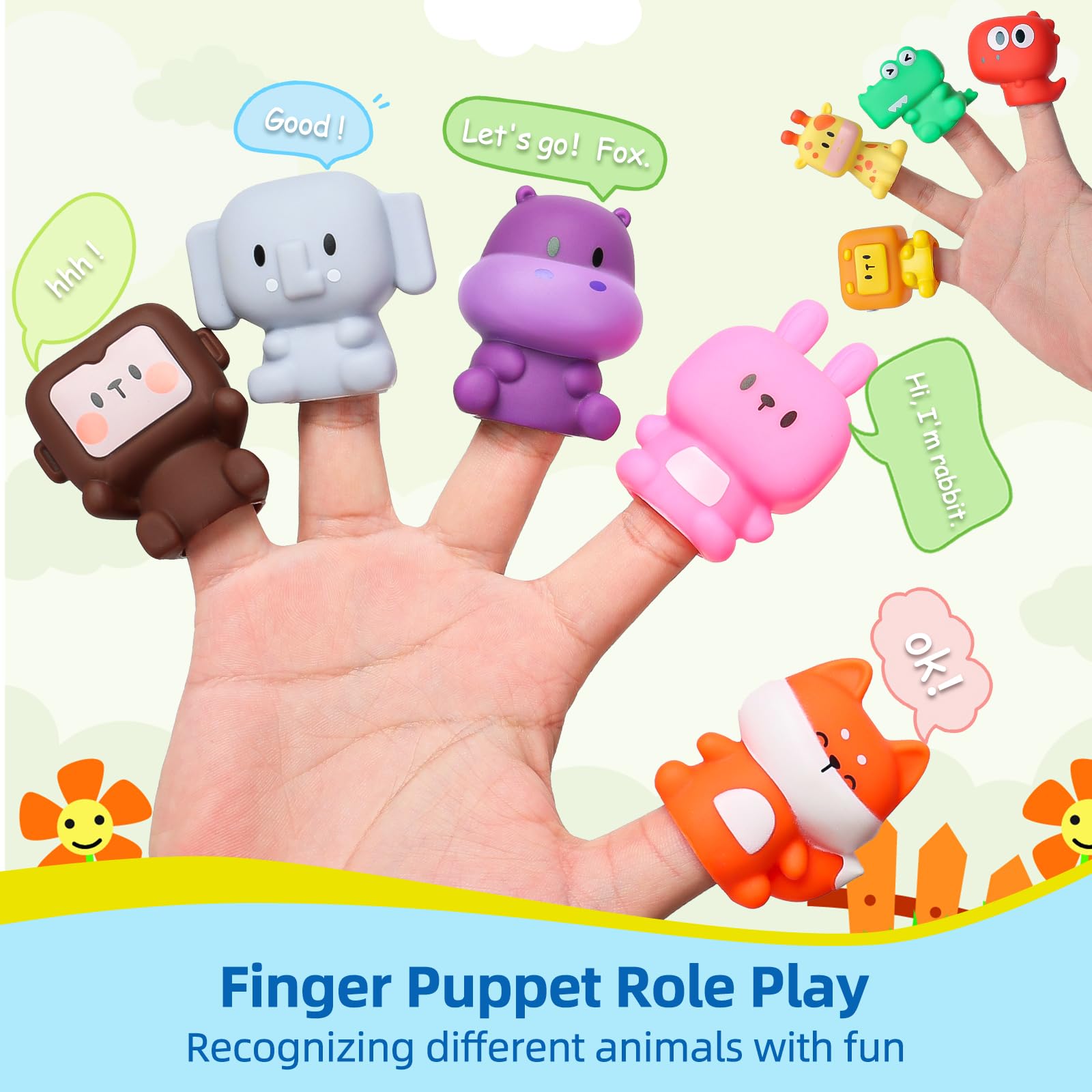 Animal Train Playset | Promotes Early Counting, Color Matching & Hands-On Learning for Kids Aged 3-5 Years