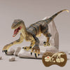 Image of Remote Control Robot Dinosaur Toy for Kids - Interactive T-Rex with Sound and Light Features for Educational Play