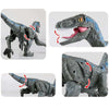 Image of Remote Control Robot Dinosaur Toy for Kids - Interactive T-Rex with Sound and Light Features for Educational Play