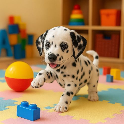 Robot Dalmatian Puppy – Realistic Interactive Robot Dog Toy | Walking, Barking, Touch-Response & AI Tricks for Kids & Adults