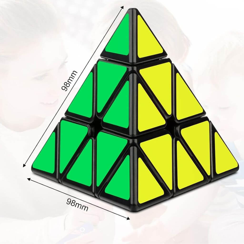 Triangle Rubik’s Cube – Pyramid Puzzle Cube for Smart Play & Brain Training