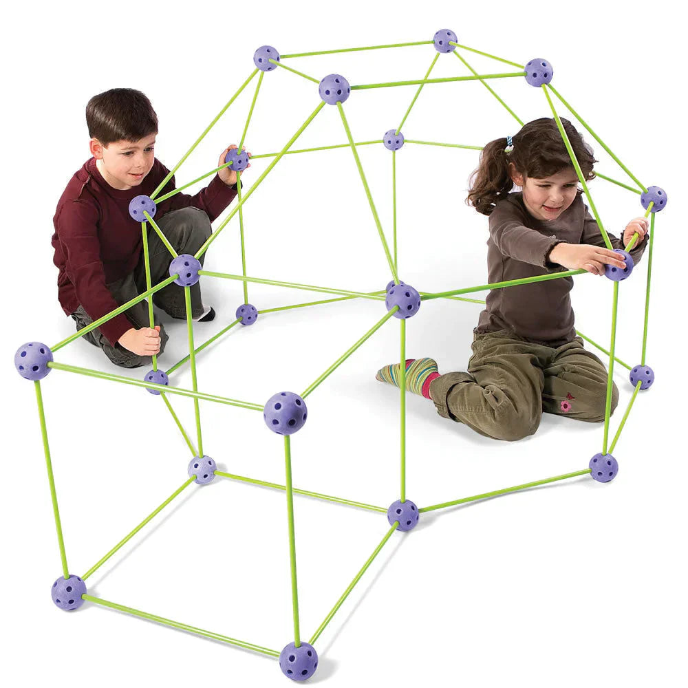 Kids DIY Fort Building Kit | Den Kit 72 or 144 Pieces, Creative Construction Toy for Imaginative Play & STEM Learning