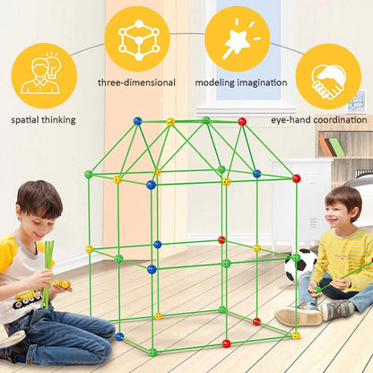 Educational DIY Fort Kit for Kids | Fun Craft Kit for Kids STEM