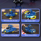 RC Bumper Car Set for Kids | Ejecting Drivers, Dual-Speed Racing & Light-Up Effects for Interactive Fun