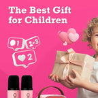 Mini Karaoke Machine for Kids | Portable Bluetooth Speaker with Voice Changing Effects & LED Lights for Ages 3-12