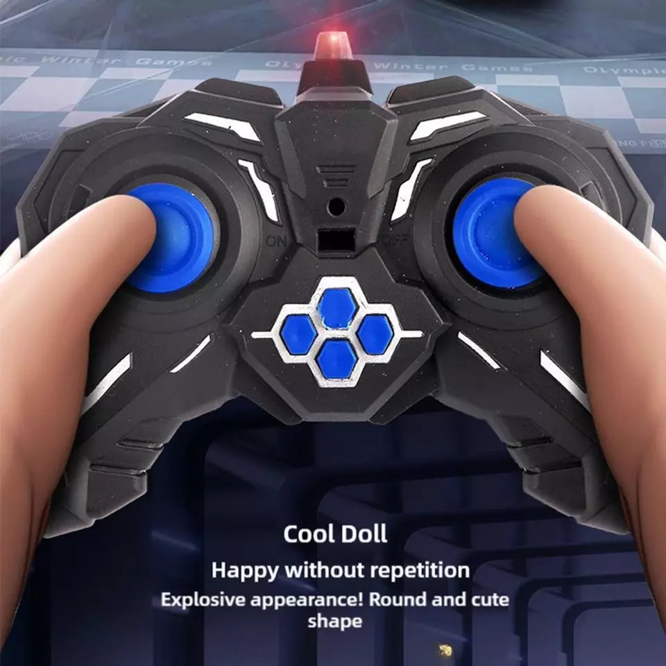 RC Bumper Car Set for Kids | Ejecting Drivers, Dual-Speed Racing & Light-Up Effects for Interactive Fun