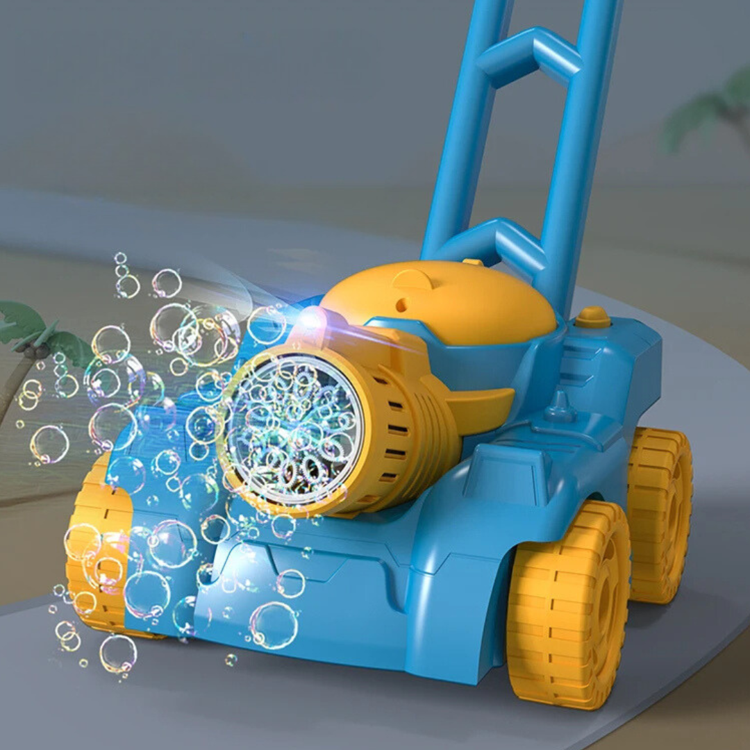 Whimsical Mow™ | Bubble Lawn Mower Toy for Kids | Interactive Outdoor Play | Safe & Fun Gardening Experience