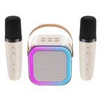 Mini Karaoke Set with Wireless Microphones | Powerful Sound & Fun for Kids' Parties and Family Gatherings