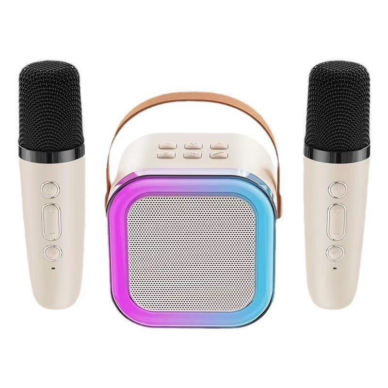Mini Karaoke Set with Wireless Microphones | Powerful Sound & Fun for Kids' Parties and Family Gatherings