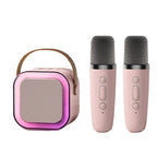 Mini Karaoke Set with Wireless Microphones | Powerful Sound & Fun for Kids' Parties and Family Gatherings