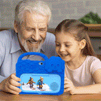 Kid's Learning Tablet | Shockproof, Kid-Safe with LCD Drawing Pad & AR Cards for Ages 3-8+ | Interactive Infant Table Computer