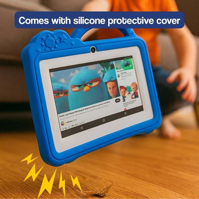 Kid's Learning Tablet | Shockproof, Kid-Safe with LCD Drawing Pad & AR Cards for Ages 3-8+ | Interactive Infant Table Computer