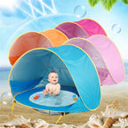 Baby & Toddler Beach Tent | UV Protection, Waterproof & Integrated Pool for Summer Fun