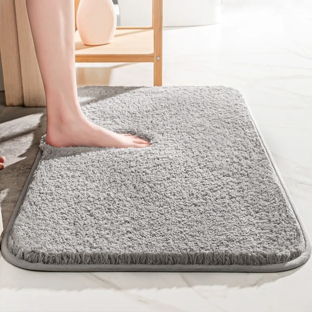 Super Thick Ultra-Plush Bathroom Rug | High-Density Microfiber, Non-Slip & Absorbent for Shower & Daily Use