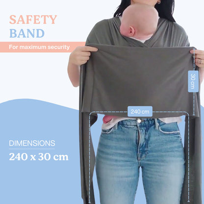 Adjustable Baby Sling Carrier for Infants - Comfortable Babywearing Solution for Parents on the Go