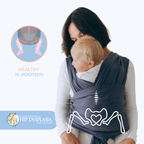 Adjustable Baby Sling Carrier for Infants - Comfortable Babywearing Solution for Parents on the Go