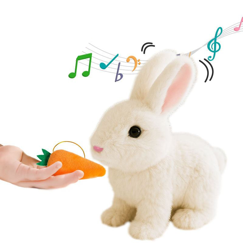 True-to-Life Interactive Bunny Pet | Toy Rabbit Rhat Hops - Wiggles Ears & Teaches Empathy for Kids Ages 3+