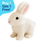 True-to-Life Interactive Bunny Pet | Toy Rabbit Rhat Hops - Wiggles Ears & Teaches Empathy for Kids Ages 3+