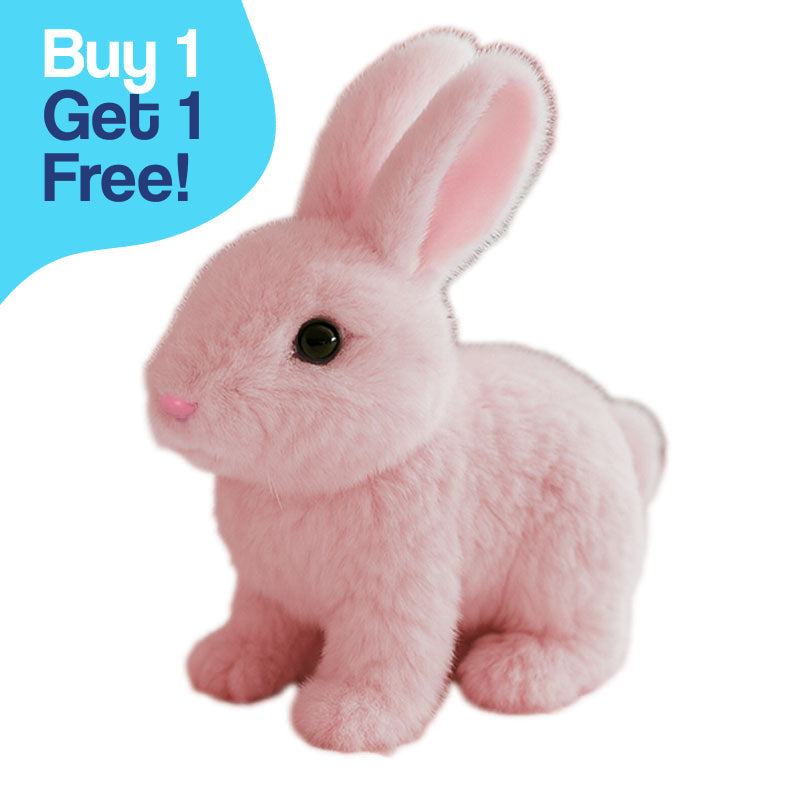 True-to-Life Interactive Bunny Pet | Toy Rabbit Rhat Hops - Wiggles Ears & Teaches Empathy for Kids Ages 3+