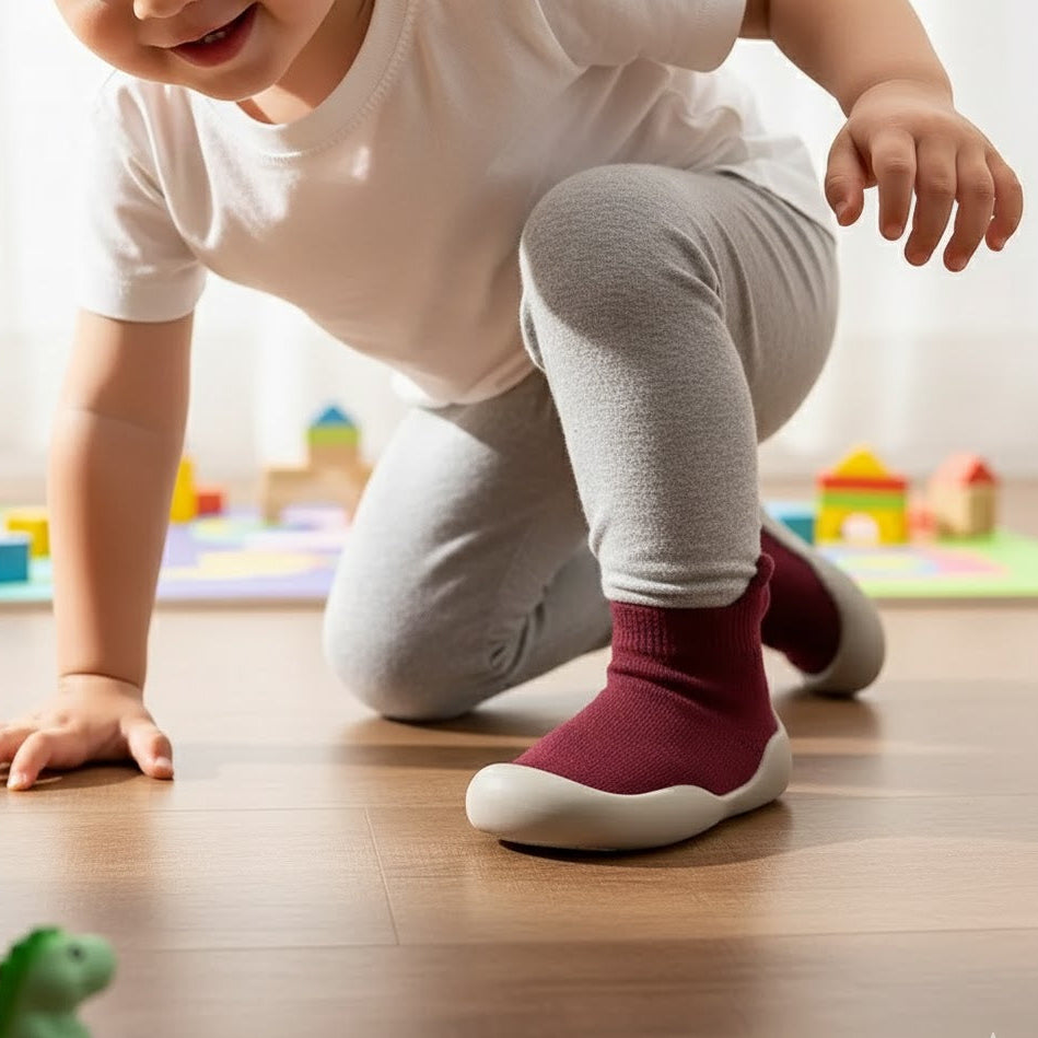 Barefoot Flexible Baby Shoes | Natural, Flexible & Supportive First Step Shoes for Children Aged 6 to 36 Months