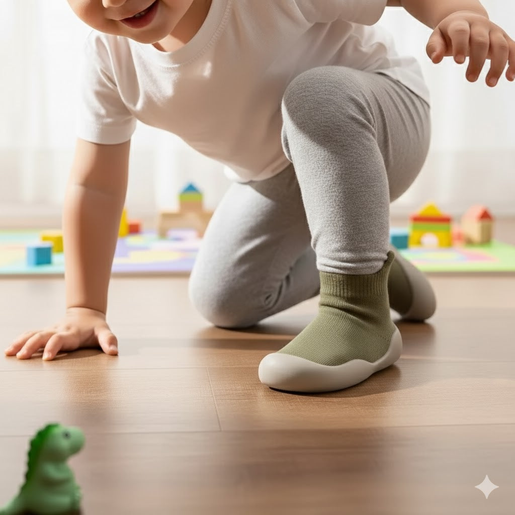 Barefoot Flexible Baby Shoes | Natural, Flexible & Supportive First Step Shoes for Children Aged 6 to 36 Months