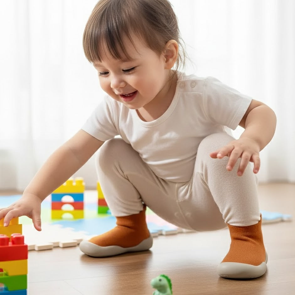 Barefoot Flexible Baby Shoes | Natural, Flexible & Supportive First Step Shoes for Children Aged 6 to 36 Months