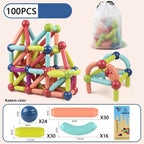 MysticBlocks™ | Magnetic Building Blocks Set | Colorful Construction Toys for Creative Play & STEM Learning