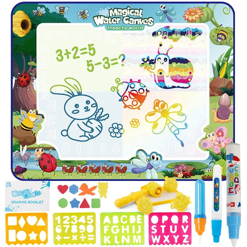 Magical Water Drawing Mat | Mess-Free, Educational & Reusable for Kids' Creative Play