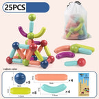 MysticBlocks™ | Magnetic Building Blocks Set | Colorful Construction Toys for Creative Play & STEM Learning