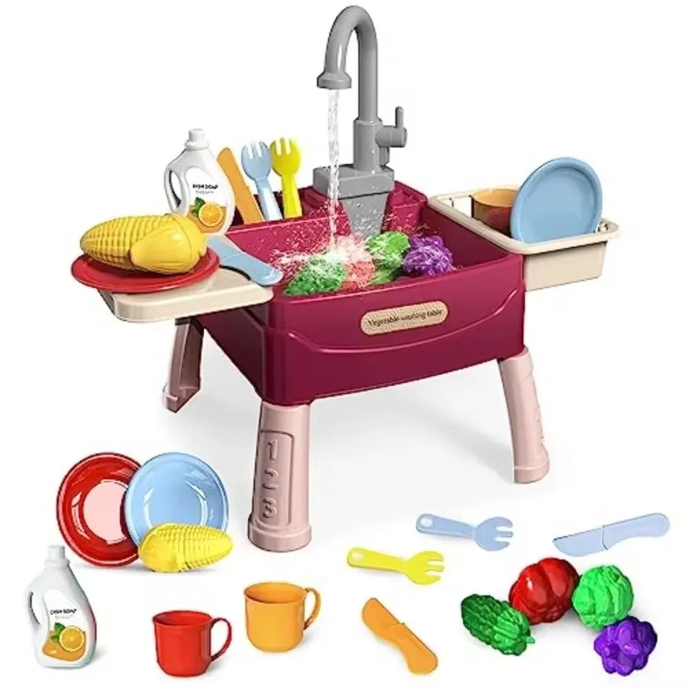 Magic Water Play Kitchen | Realistic Tap, Safe Materials & Engaging Role-Play for Kids