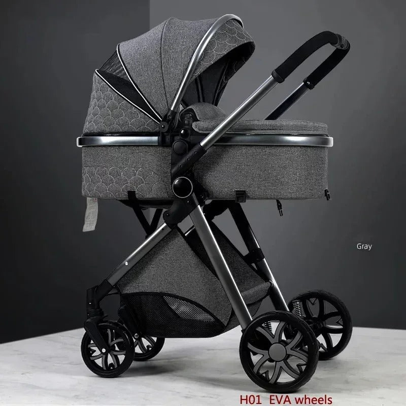 3-in-1 Baby Stroller & Car Seat Set – Travel System for Newborns with Push Chair & Infant Car Seat