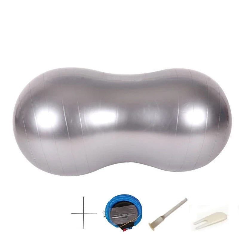 Sensory Peanut Balance Ball with Tactile Nodules for Physical Therapy, Exercise, and Sensory Integration Activities