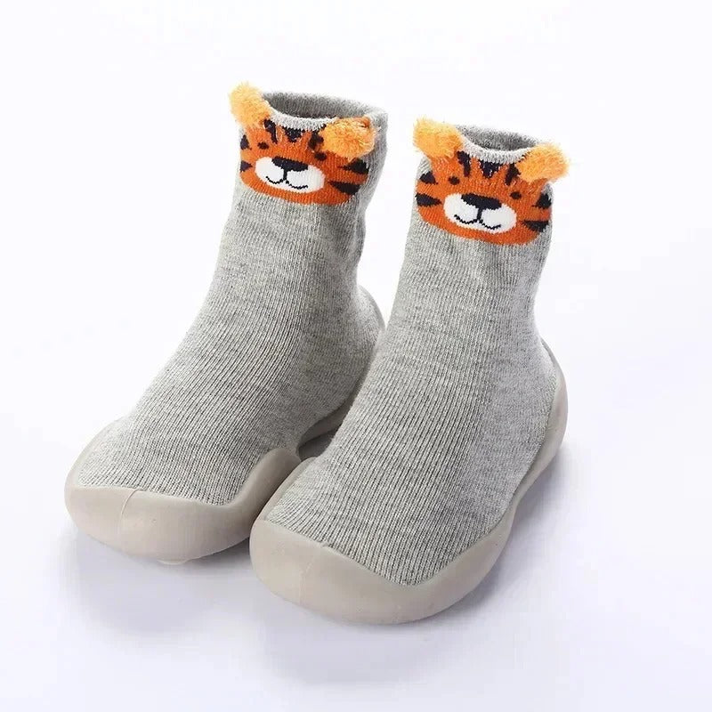 Pawtastic™ | Anti-Slip Animal Design Shoe Socks for Kids & Adults | Comfortable Grip for Indoor Use & Play
