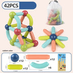 MysticBlocks™ | Magnetic Building Blocks Set | Colorful Construction Toys for Creative Play & STEM Learning