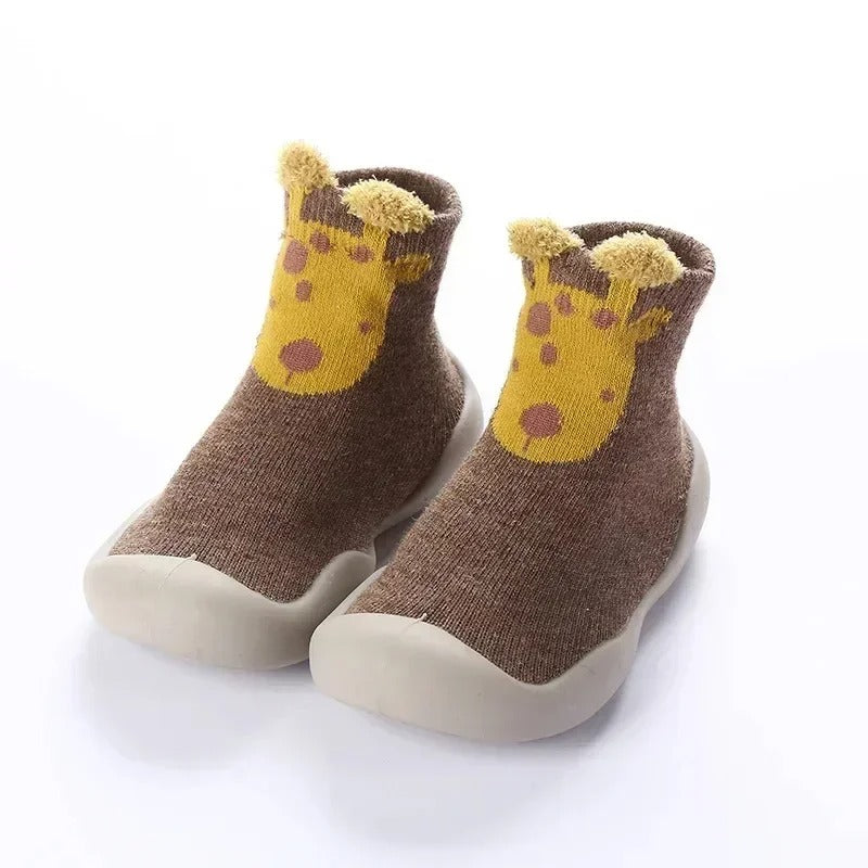 Pawtastic™ | Anti-Slip Animal Design Shoe Socks for Kids & Adults | Comfortable Grip for Indoor Use & Play