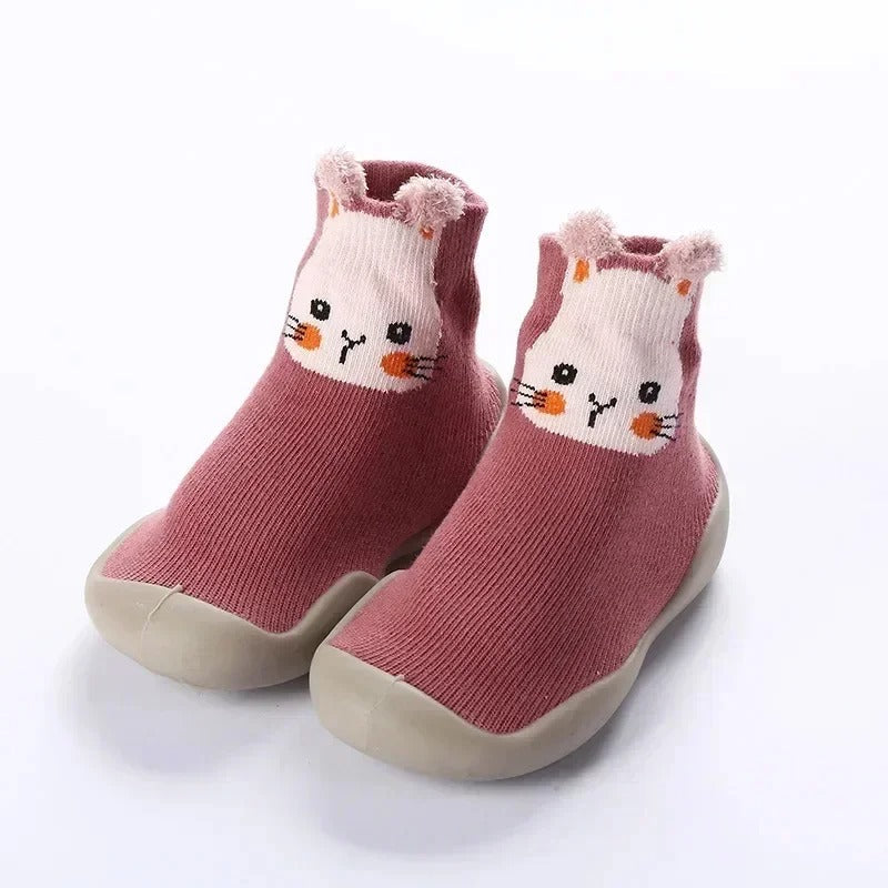 Pawtastic™ | Anti-Slip Animal Design Shoe Socks for Kids & Adults | Comfortable Grip for Indoor Use & Play