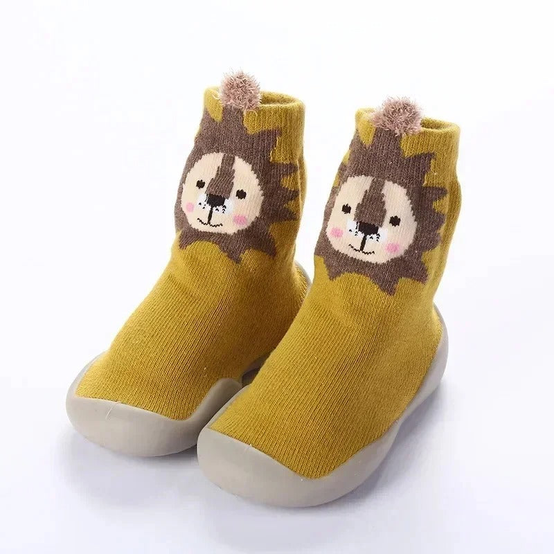 Pawtastic™ | Anti-Slip Animal Design Shoe Socks for Kids & Adults | Comfortable Grip for Indoor Use & Play