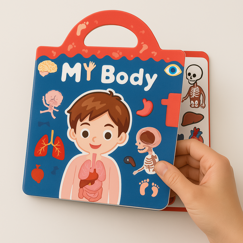 All-in-One Activity Bag for Kids | Enhances Motor Skills & Cognitive Growth for Travel, Dining Out & Playtime