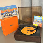 Portable Retro CD Player | Bluetooth Connectivity & Built-In Speakers for Music Lovers