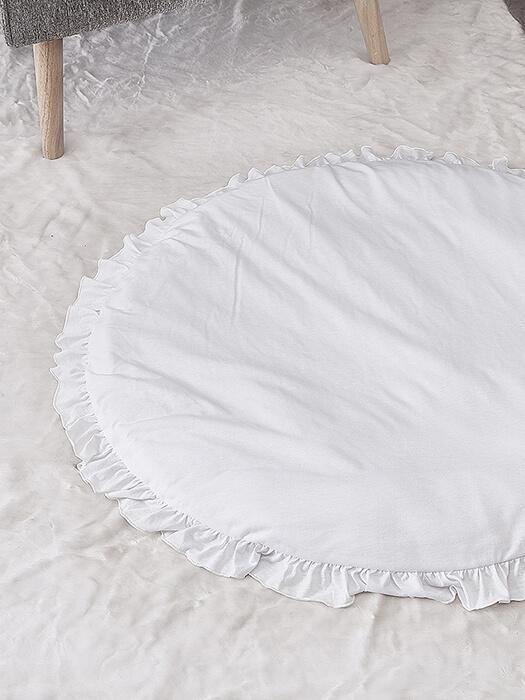 Ruffle Edging Baby Mat Rug