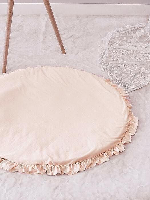Ruffle Edging Baby Mat Rug