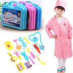 15pcs Children Pretend Set Portable Doctor Nurse Suitcase
