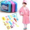 Image of 15pcs Children Pretend Set Portable Doctor Nurse Suitcase