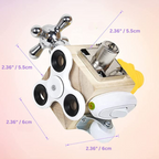 Montessori Learning and Educational Busy Cube for 2, 3, 4 year old