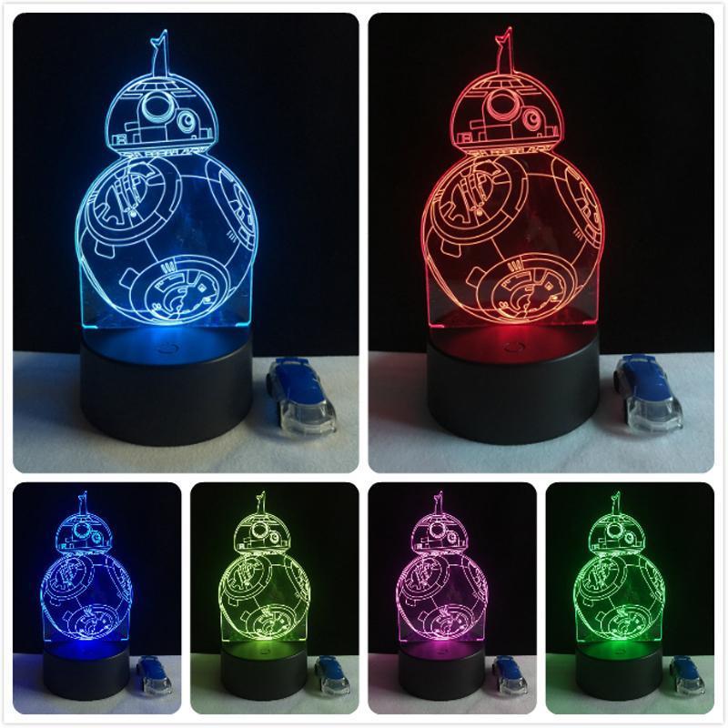 3D Lamp with 7 Colors - Balma Home
