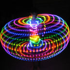 35''to 24" 24 to 10-LED Lights Glow in Dark Hula Hoop - Balma Home